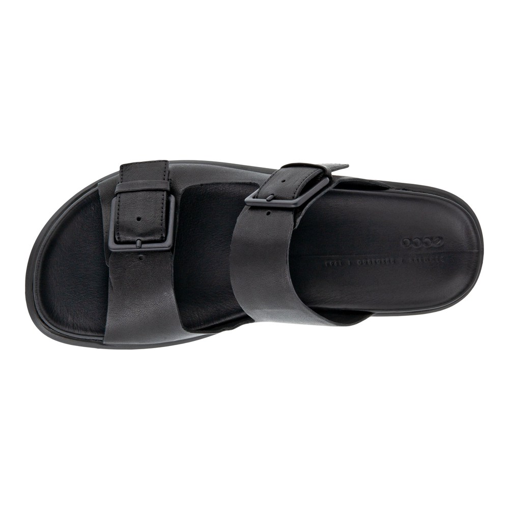 ECCO Mens Slides Black - Flowt Lx - VET-258947